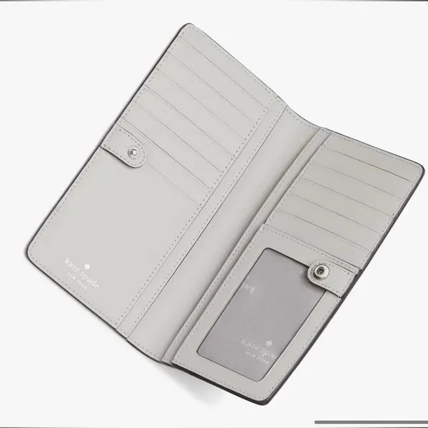 KATE SPADE New York | Dana‎ Large Slim Saffiano Leather Light Bifold Wallet - Image 6