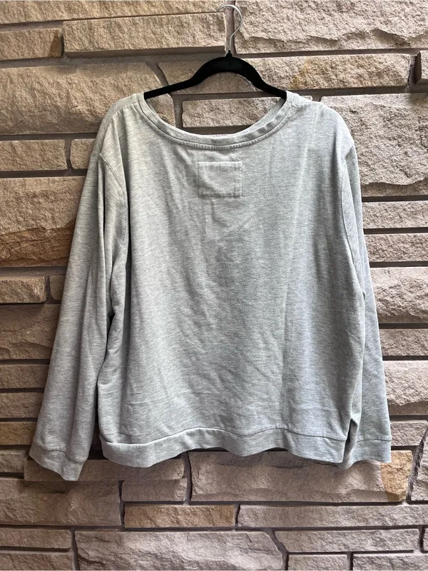 Anthropologie Luna Mercantile Co. Tiger Graphic Sweatshirt Grey XL - Image 5