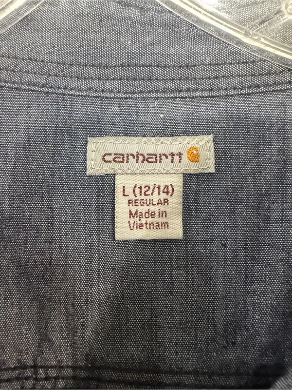 Carhartt Chambray Denim Button-Down Pullover Shirt - Image 2
