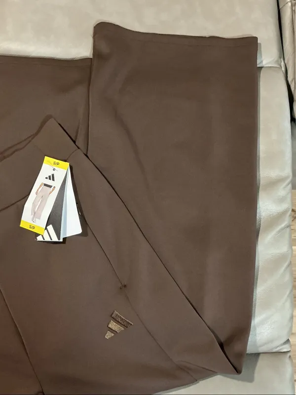 adidas Brown Performance Leggings - Image 3