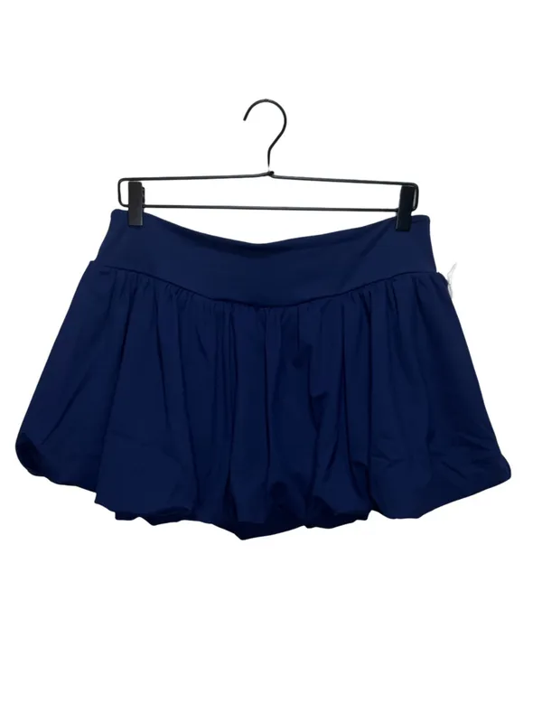 Anthropologie Daily Practice Bubble Mini Skirt in Waypoint - Navy M NWT - Image 3
