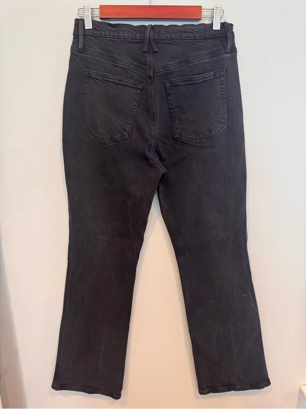 Good American Good Standard Kick Flare Jeans - Image 4