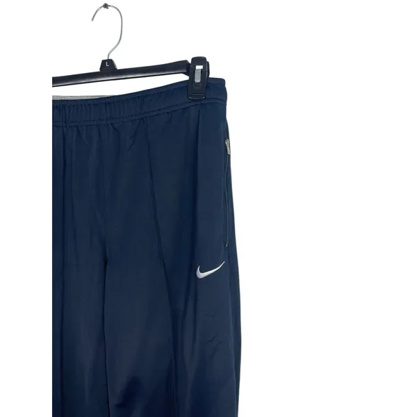 Nike Black Track Pants Women’s Small Athletic Straight Swoosh Logo Elastic Waist - Image 4
