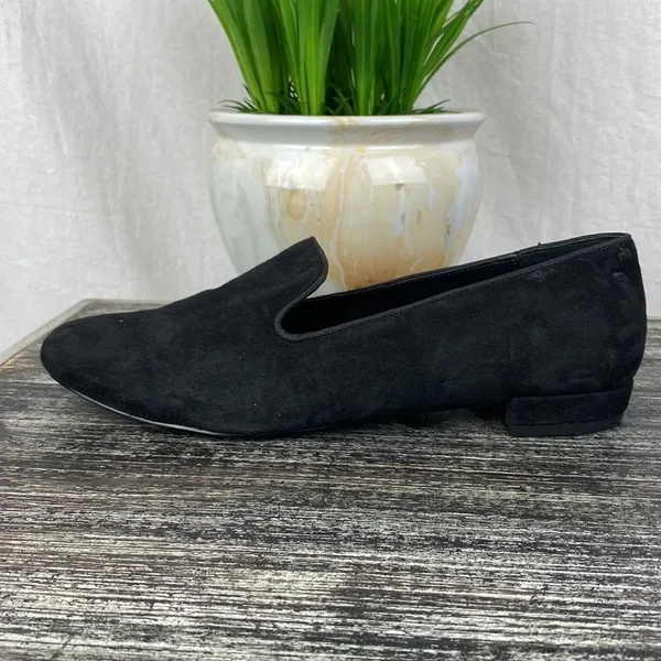 Steve Madden Black Smile Suede Loafers 8.5 - Image 4