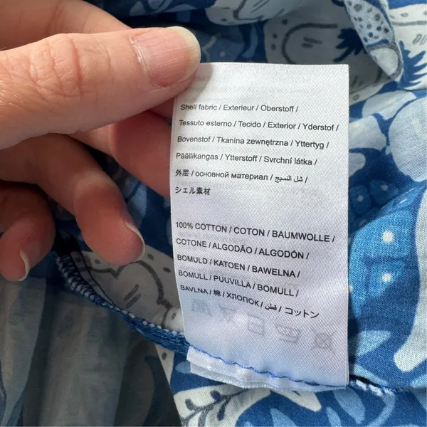 Farm Rio Full of Flowers Midi Dress Blue - Image 13