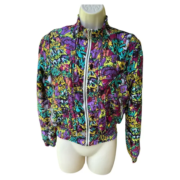 Ecko Unlimited Colorful Graphic Women's Jacket XL - Image 15