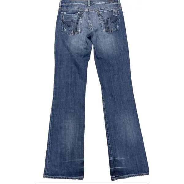 Citizens of Humanity Boho 111 Stretch Low Waist Bootcut Denim Jeans Size 28 Y2k - Image 2