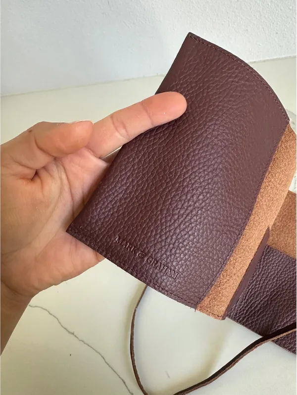 mark and graham cord organizer leather charger roll up - Image 2
