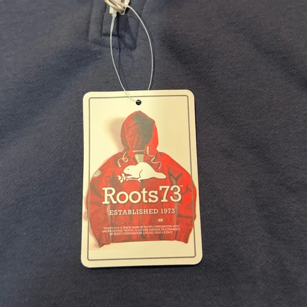 NWT Roots 73 navy quarter zip - Image 3