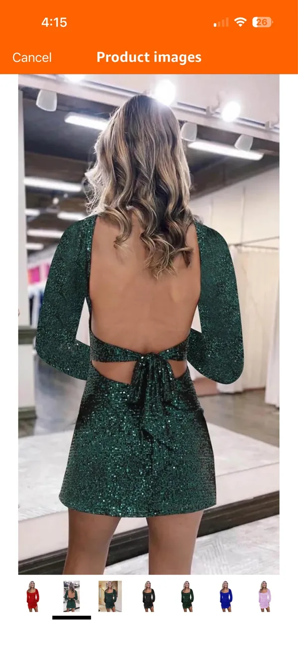Red Semi Formal Dress - Image 2