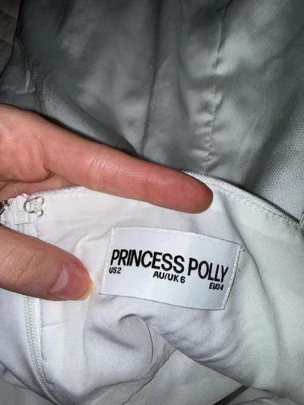 Princess Polly White Mini Dress - Image 4