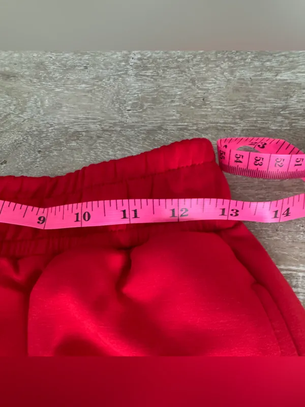 The Buckley Cloud Set 2.0 Wide Leg Bottoms & Pullover Set Small New Red - Image 8