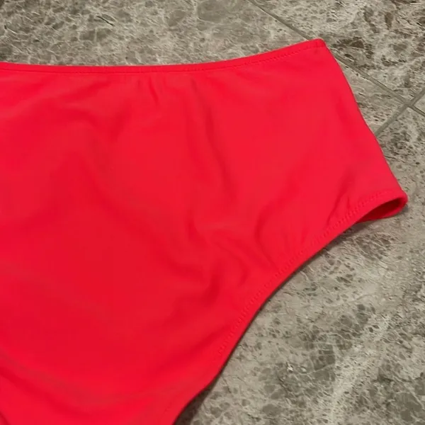 Aerie American Eagle High Waisted Cheeky Bikini Swim Bottom Medium - Image 9