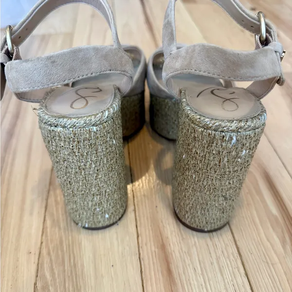 Sam Edelman Trianna wedges! Nude color! Size 6! - Image 5