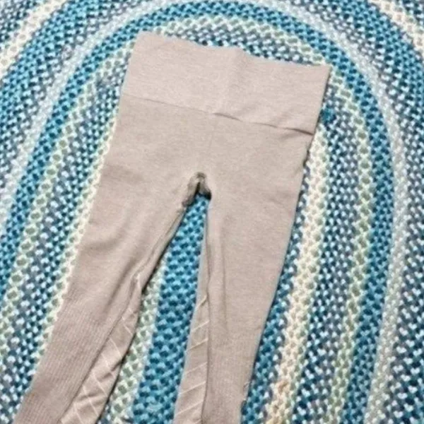 Blanqi Womens Belly Support Leggings Size Small Casual Comfort Maternity Gray - Image 4