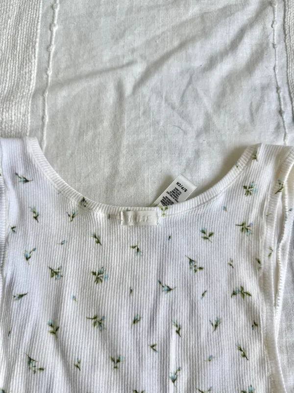 Skims cotton rib limited edition floral tank - Image 4