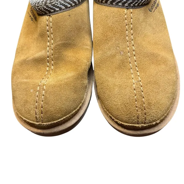 Koolaburra By UGG Slippers Mens Size 7 Brown Suede Faux Fur Lined Comfort - Image 2
