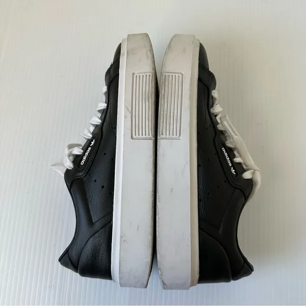 Adidas Womens Sleek Super EE4519 Black Platform Athletic Shoes, 7 - Image 6