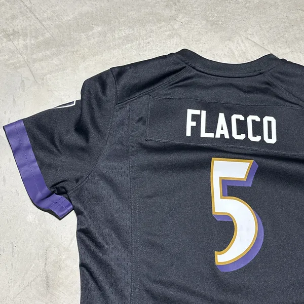 Nike On Field Baltimore Ravens Joe Flacco #5 NFL Football Jersey Women's SZ M - Image 9