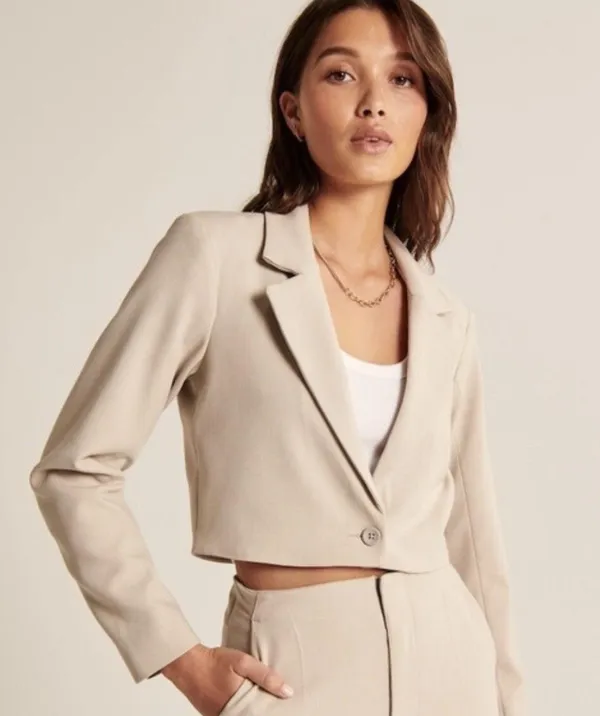 Abercrombie Tan Blazer - Image 6