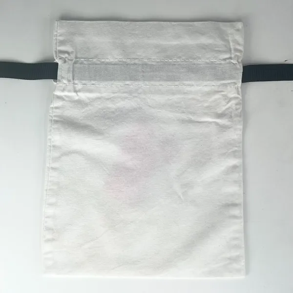 Sephora Kiss Popsicle Drawstring Cloth MakeUp Delicates Travel Bag White New - Image 4