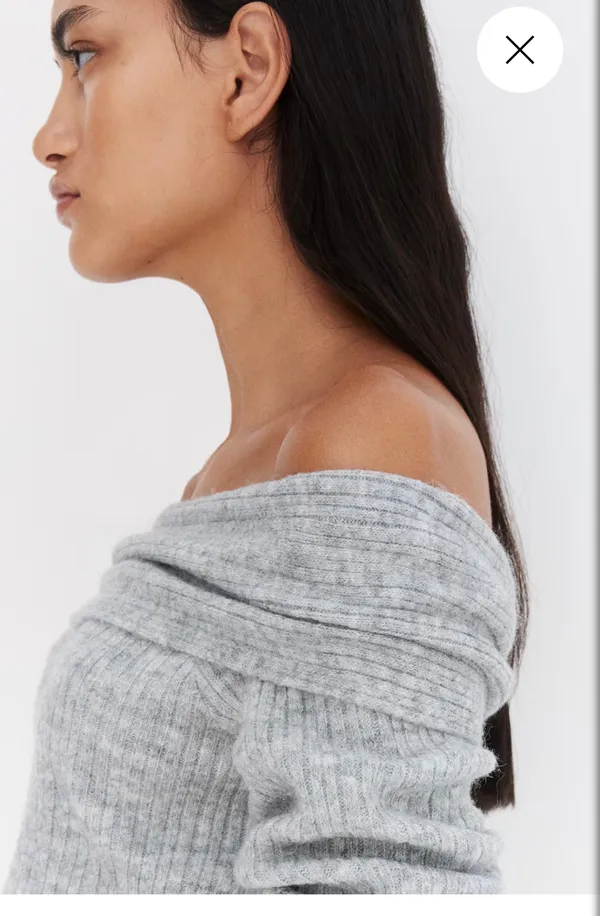 H&M Off-The-Shoulder Sweater - Image 3