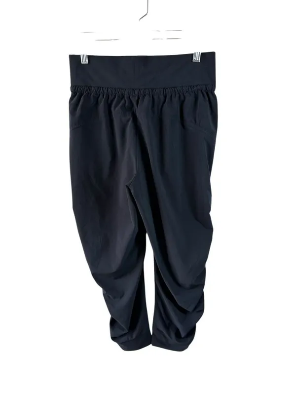 Athleta Black Attitude Jogger Pants Ruched Lightweight Athleisure Size 4 - Image 4