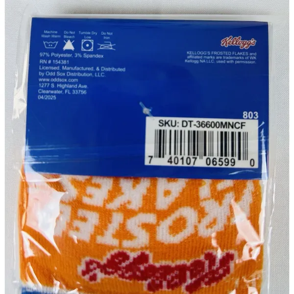 New Breakfast Cereal Crew Socks Women's Size 6-12 Novelty Funny Lot of 4 - Image 10