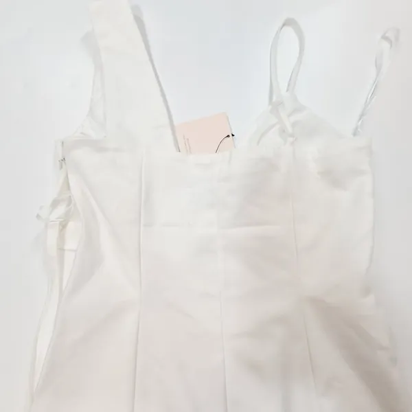 Superdown Eleanor Mini Dress in White Small - Image 12