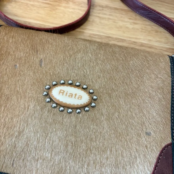 Riata Tan‎ And Brown Crossbody Purse - Image 3