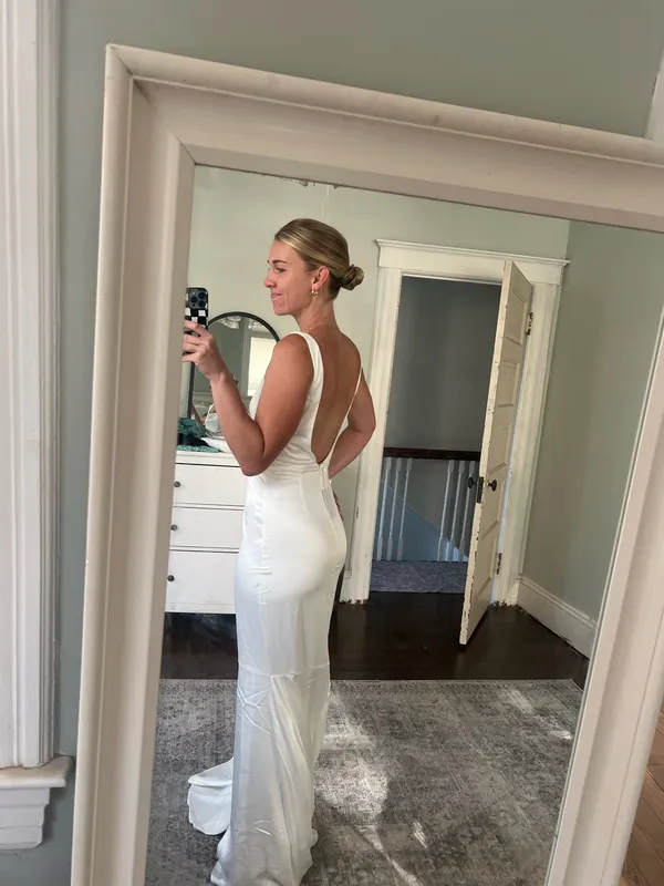 White Formal Dress Lulus - Image 3