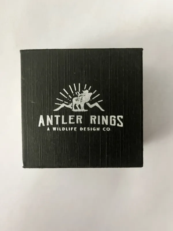Antler Rings size 12 Braided Ring Silver - Image 3