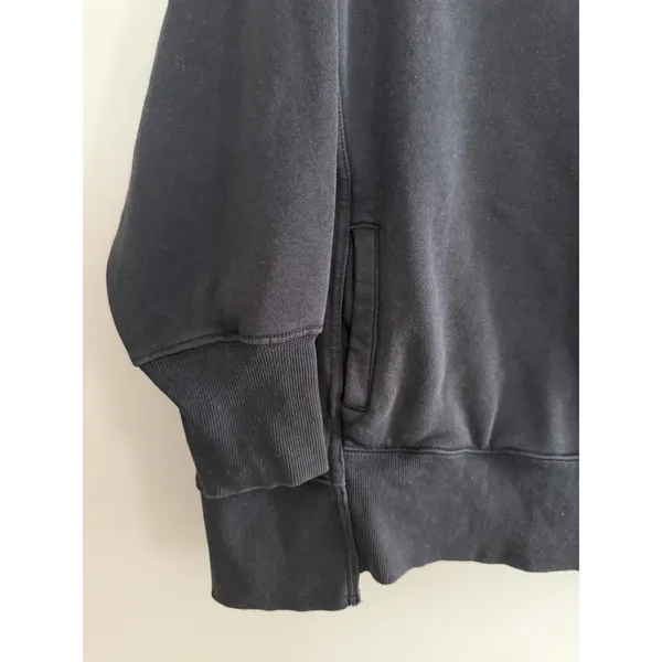 Free people Movement Sprint To The Finish Logo Hoodie Black/White Womens Size Sm - Image 7