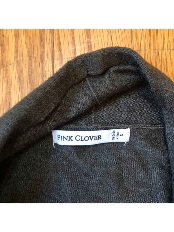Pink Clover NWOT Women's Green Cardigan Size S - Image 2
