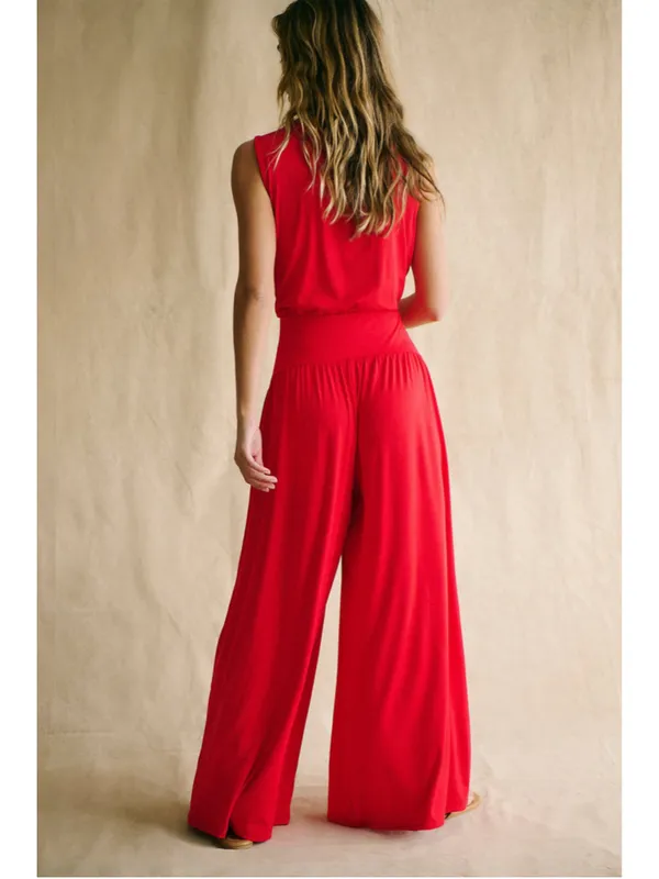 Free People Free-est Royale One-Piece Size L NWT Red Scarlet - Image 3
