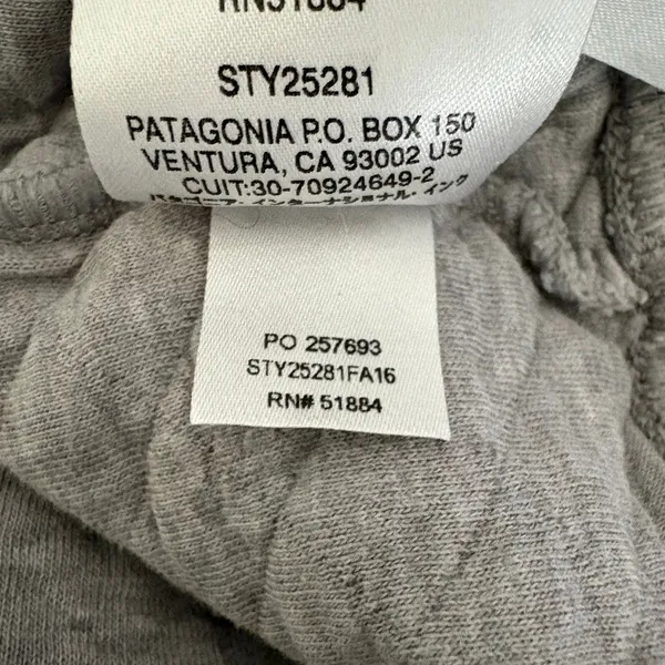 Patagonia Women's Pullover Organic Cotton Quilt Snap-T Grey Medium - Image 9