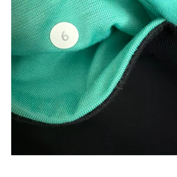 Lululemon Wunder Train Teal Green High-Rise Crop Athletic Leggings Size 6 - Image 5