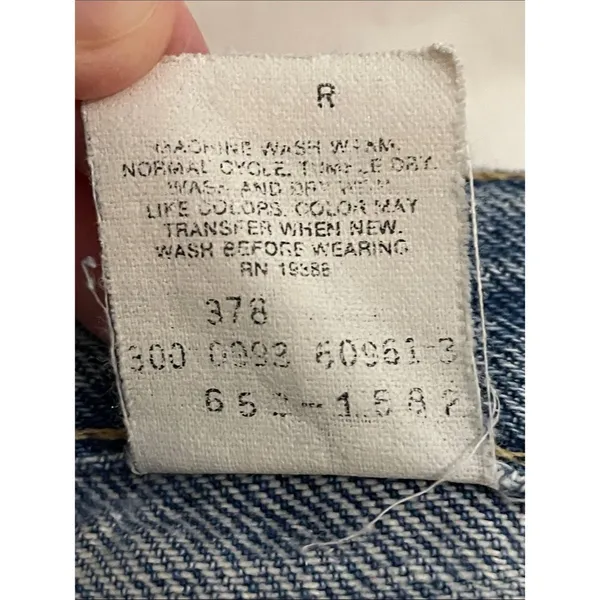 VTG 90s Brittania Jeans Womens 12 Tall High Waist Mom Tapered Blue Denim 31x32 - Image 4