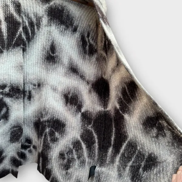 Avalon Tie Dye Oversized Knit Cardigan - Image 9