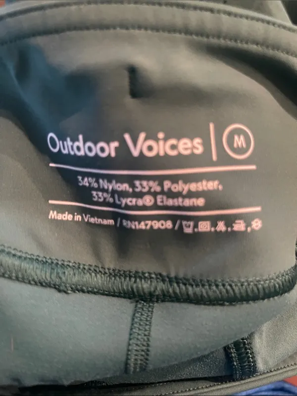 Outdoor Voices Dark Teal Performance Leggings - Image 6
