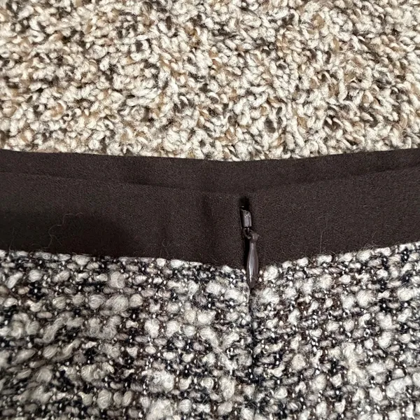 Talbots Brown Tweed Wool Blend Pencil Skirt Size 6 Business Professional Boucle - Image 5
