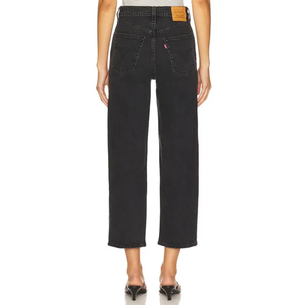 Levi’s Black Ribcage Straight Ankle Jeans - Image 3