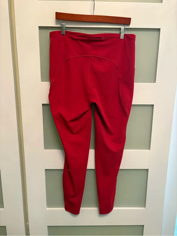 Lululemon Fast and Free High-Rise Tight 28" leggings Size 14 in Oxford Red - Image 6