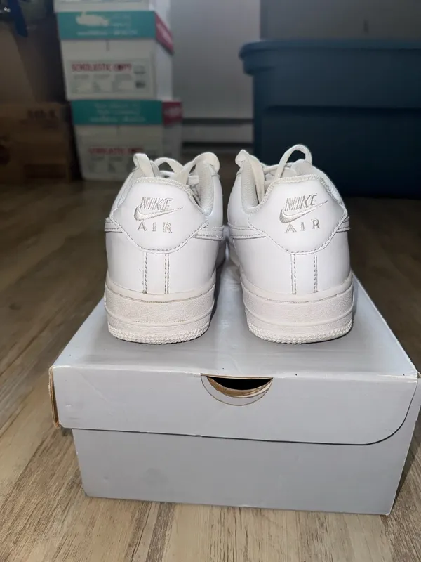 All White Nike Air Force 1 - Image 4