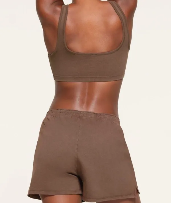 SKIMS OUTDOOR DRAPEY SHORTS 'COCOA' - Image 8