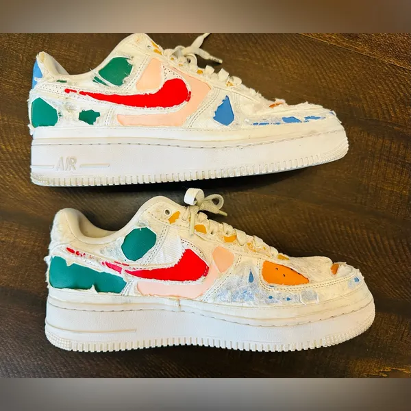 Nike Air Force 1 LX Tear Away White 2020 AF1 CJ1650-101 Womens - Size 11 - Image 5