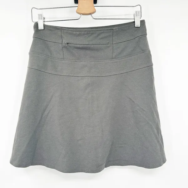 Athleta Womens Athleisure Tenniscore Ponte Twill Flare Mini Skirt Size 4 Olive‎ - Image 10