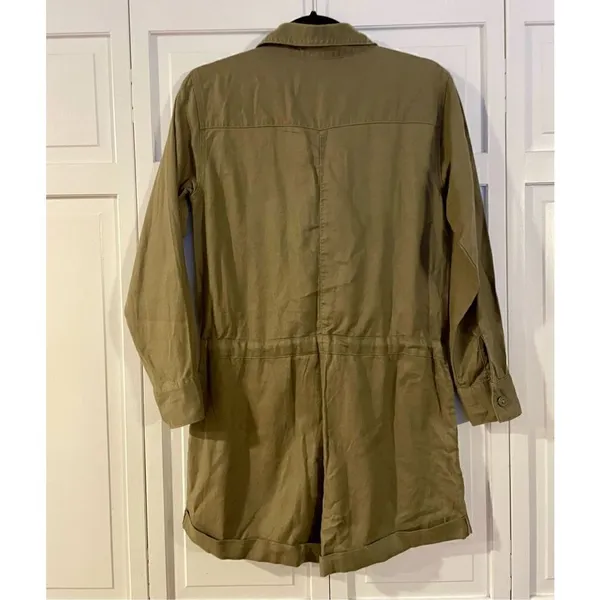 Aerie NWT green utility romper size xs - Image 7