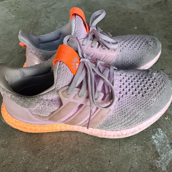 Adidas Ultraboost DNA 5.0 women’s sneakers Lilac and Orange size 7.5 - Image 2