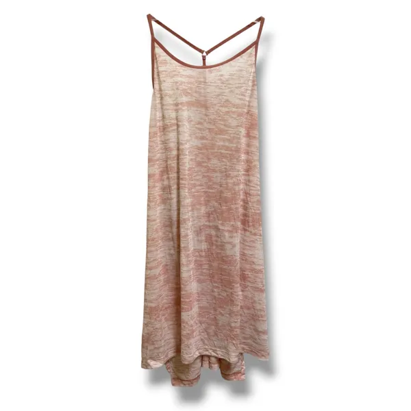 Nike Breathe Dri-FIT Open Back Training Tank Pink Space Dye XL NWT - Image 4